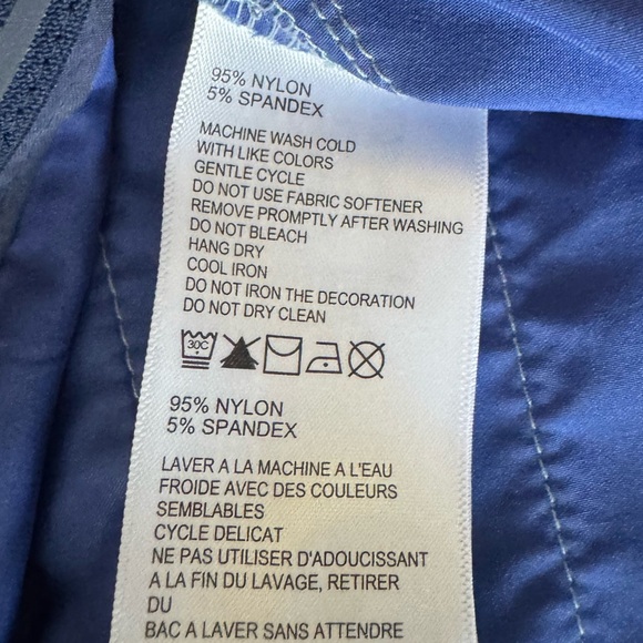 Tommy Bahama Blue Tropical Hybrid Swim Trunks SZ 38 - Picture 7 of 10